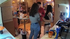 Amateur teen couple sex on webcam