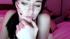 Brunette Solo Webcam Masturbation