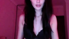 Hottest brunette solo webcam masturbation 2