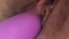 Close up solo beauty toying ass