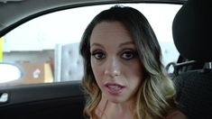 Nasty MILF sucked my dick in the car and she liked it