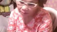 Asian granny Elizabeth 57 yr flashing 6 ( March 2014)