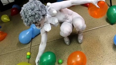 Cosplay Video With Naked Clown Babe